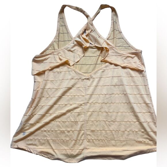 C9 by Champion Ruffle Crisscross Strap Workout Tank - Picture 4 of 10